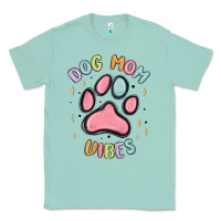 Seafoam dog mom vibes Classic Tee - MaliasSmallBusiness