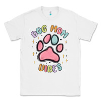White dog mom vibes Classic Tee - MaliasSmallBusiness