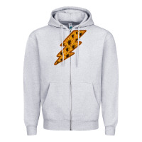 Heather Grey Sunflower Lightning Zipper Hoodie - Bettercallsaul