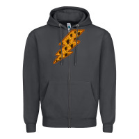 Smoke Sunflower Lightning Zipper Hoodie - Bettercallsaul