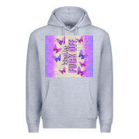 Heather Grey kindly fuck off Premium Hoodie - TumblerDesignByShophia