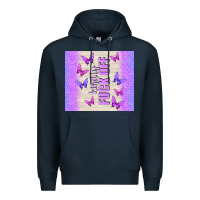 Navy kindly fuck off Premium Hoodie - TumblerDesignByShophia