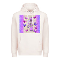 Pale Pink kindly fuck off Premium Hoodie - TumblerDesignByShophia