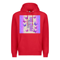 Red kindly fuck off Premium Hoodie - TumblerDesignByShophia