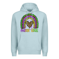 Blue Mist mardi gras rainbow Premium Hoodie - JahusDesignShop