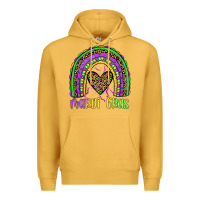 Mustard mardi gras rainbow Premium Hoodie - JahusDesignShop
