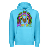 Ocean Blue mardi gras rainbow Premium Hoodie - JahusDesignShop