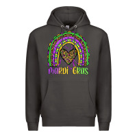 Smoke mardi gras rainbow Premium Hoodie - JahusDesignShop