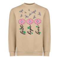 Faith Hope Love Heavyweight Sweatshirt | Teevron