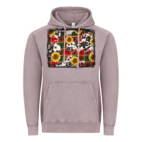 Vintage Zinc cowhide sunflowers candy canes Vintage Hoodie - Jasminsmagicworld