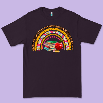 Back To School Rainbow Premium Tee Designed By Adodesignshop