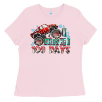 Bubblegum Pink i crushed 100 days Ladies Tee - RacoonDesign