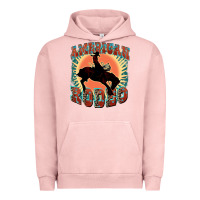 Pigment Salmon American rodeo Urban Hoodie - FaDigitalArtStudio