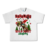 Lunar Rock dreaming of a wild west christmas cowboy santa Urban Heavy Tee - MaliasSmallBusiness