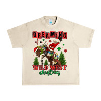 Sandshell dreaming of a wild west christmas cowboy santa Urban Heavy Tee - MaliasSmallBusiness