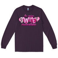 Plum be mine sweet valentine Long Sleeve Tee - NancyCooperArtShop