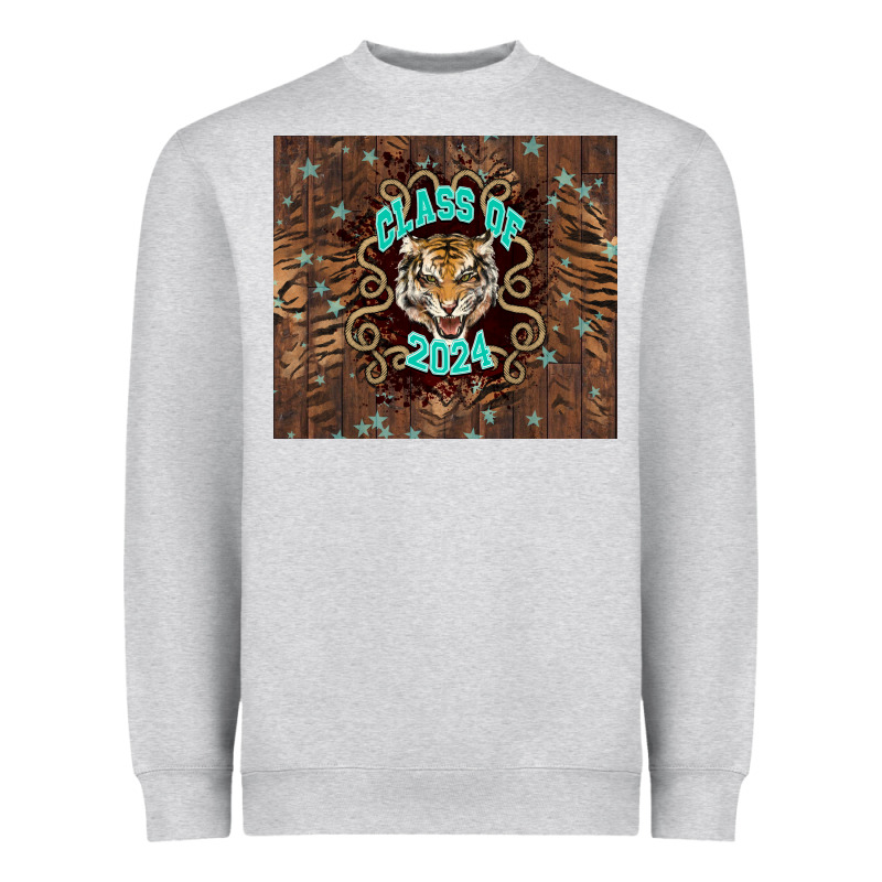 Class Of 2024 Tiger Heavyweight Sweatshirt by NancyCooperArtShop | Teevron