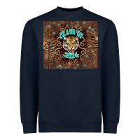 Navy class of 2024 tiger Heavyweight Sweatshirt - NancyCooperArtShop
