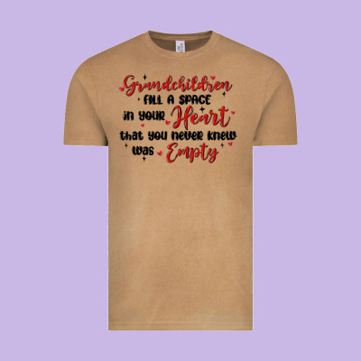 Grandchildren Fill A Space In Your Heart Vintage Tee Designed By Maliassmallbusiness