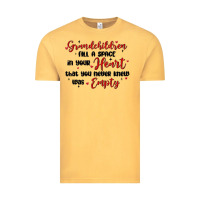 Vintage Mustard grandchildren fill a space in your heart Vintage Tee - MaliasSmallBusiness