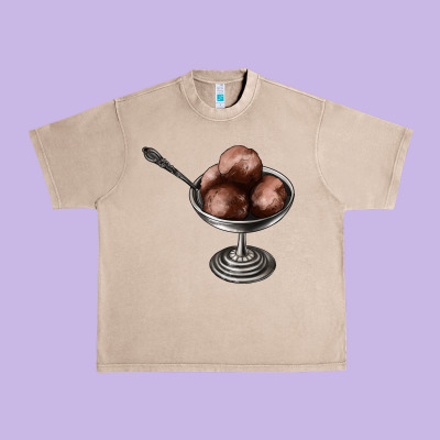 Chocolate Ice Cream Urban Heavy Tee Designed By Adodesignshop