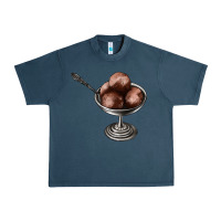 Midnight Navy Chocolate ice cream Urban Heavy Tee - AdoDesignShop