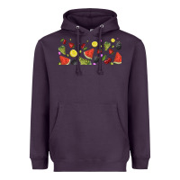 Plum summer fruits Heavyweight Hoodie - TumblerDesignByShophia