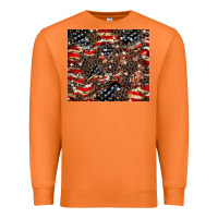 Carrot American flag leopard tumbler Premium Sweatshirt - HowdyJamesFarm