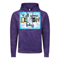 Cloud Purple Y'all Gonna Learn Today Vintage Hoodie - LillyAllenDesigns
