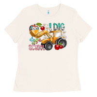 Bone i dig 100 days of school Ladies Tee - RacoonDesign