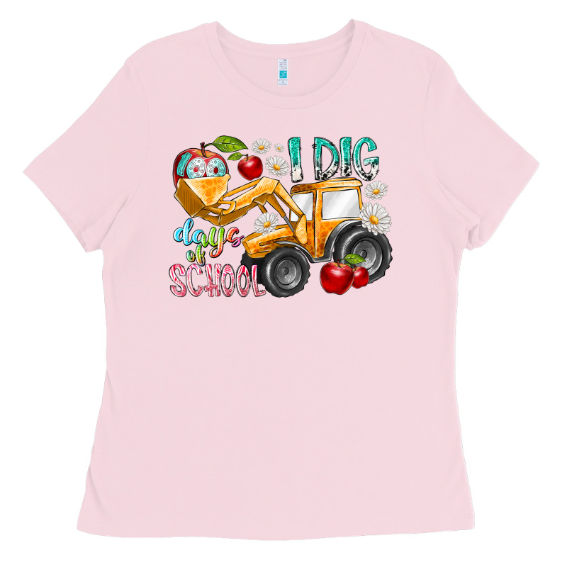 I Dig 100 Days Of School Ladies Tee by RacoonDesign | Teevron