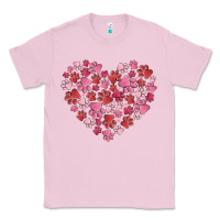 Bubblegum Pink dog valentine Classic Tee - MaliasSmallBusiness