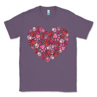 Lavender dog valentine Classic Tee - MaliasSmallBusiness