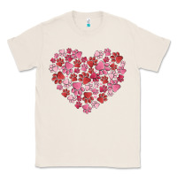 Natural dog valentine Classic Tee - MaliasSmallBusiness