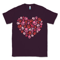 Plum dog valentine Classic Tee - MaliasSmallBusiness