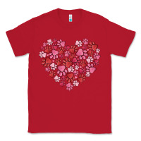 Red dog valentine Classic Tee - MaliasSmallBusiness