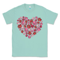 Seafoam dog valentine Classic Tee - MaliasSmallBusiness
