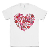 White dog valentine Classic Tee - MaliasSmallBusiness