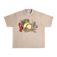 French Oak mardi gras baseball Urban Heavy Tee - MaliasSmallBusiness