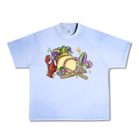 Grape Ice mardi gras baseball Urban Heavy Tee - MaliasSmallBusiness