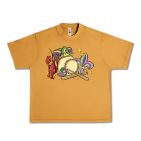 Peanut Butter mardi gras baseball Urban Heavy Tee - MaliasSmallBusiness