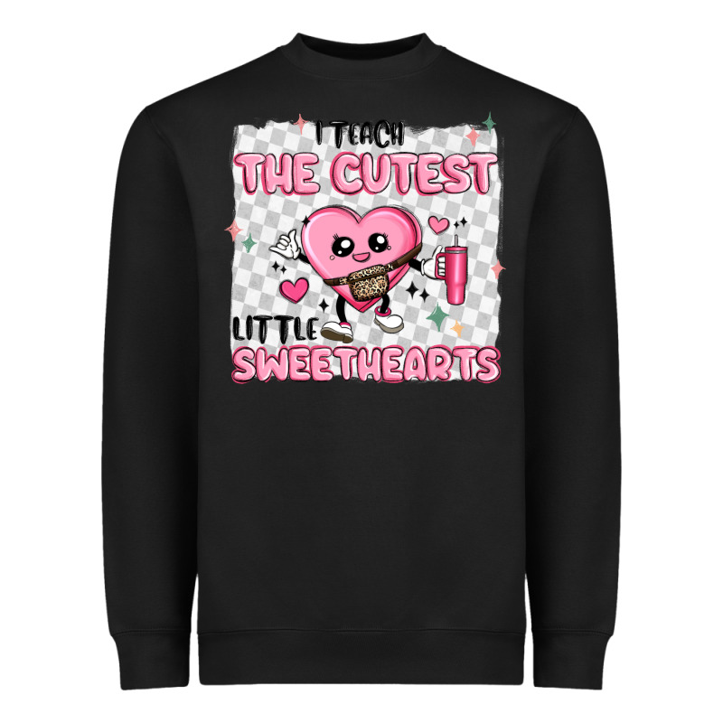 I Teach The Cutest Little Sweethearts Heavyweight Sweatshirt by MaliasSmallBusiness | Teevron