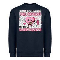 Navy i teach the cutest little sweethearts Heavyweight Sweatshirt - MaliasSmallBusiness