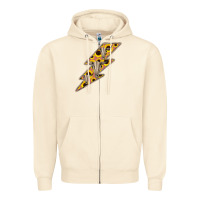 Sandshell Sunflower and Skull Lightning Zipper Hoodie - Bettercallsaul