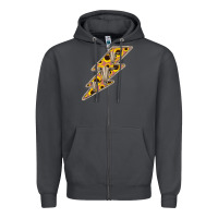 Smoke Sunflower and Skull Lightning Zipper Hoodie - Bettercallsaul