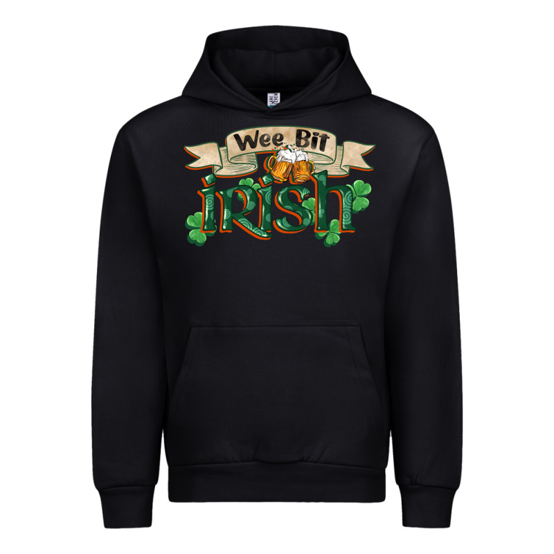 Wee Bit Irish St Patricks Day Urban Hoodie by FaDigitalArtStudio | Teevron