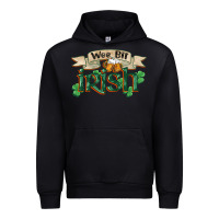 Black wee bit irish st patricks day Urban Hoodie - FaDigitalArtStudio