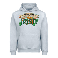 Heather Grey wee bit irish st patricks day Urban Hoodie - FaDigitalArtStudio