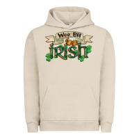 Pigment French Oak wee bit irish st patricks day Urban Hoodie - FaDigitalArtStudio