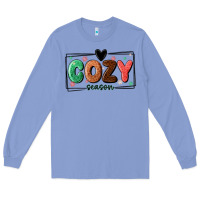 Colony Blue cozy season Long Sleeve Tee - MaliasSmallBusiness